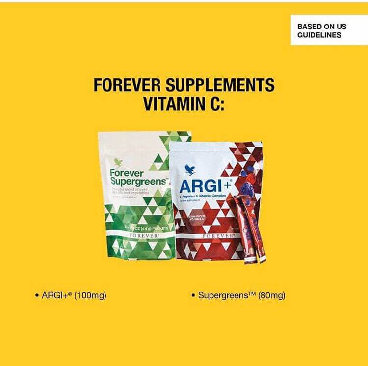 مکمل های پودری حاوی ویتامین سی فوراور